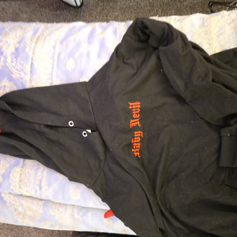 Black and Red 'Baby Devil' Hoodie
